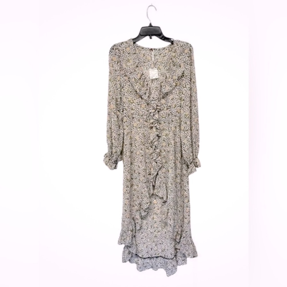 Free People Gigi Floral Maxi Tunic Top - Picture 14 of 15